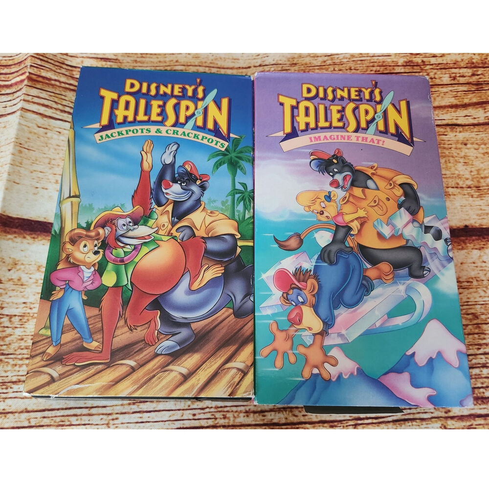 Talespin Vintage VHS‎ Video Tapes Volume 3 & 6
